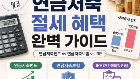 13월의 월급 연금저축으로 세금 돌려받은 방법을 총정리한 인포그래픽 썸네일-@newsify 제작