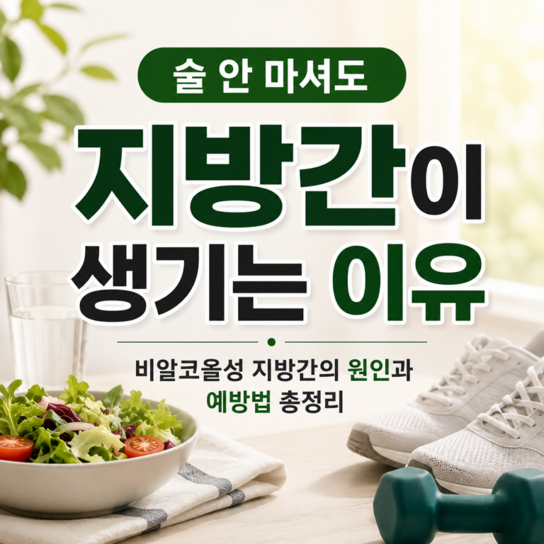 지방간이 생기는 원인, 술 안 마셔도 비알코올성 지방간이 생기는 이유와 예방 가이드를 정리한 포스팅의 썸네일 - @newsify제작